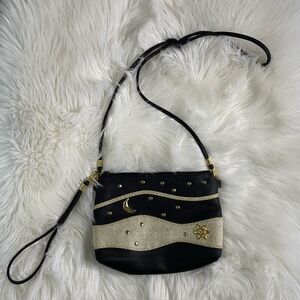 Golden Moon and Stars Convertible Crossbody